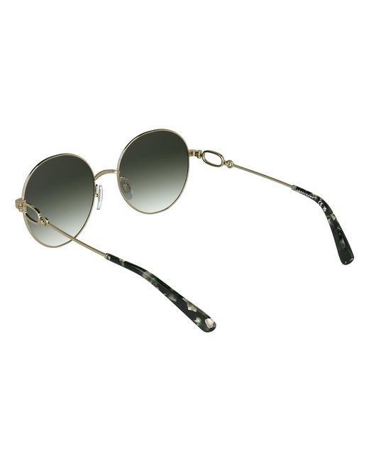 Longchamp Black Lo188S 042 Sunglasses Metal Round Normal