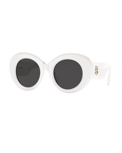 Burberry Black Be4370U 300787 Sunglasses Plastic Round