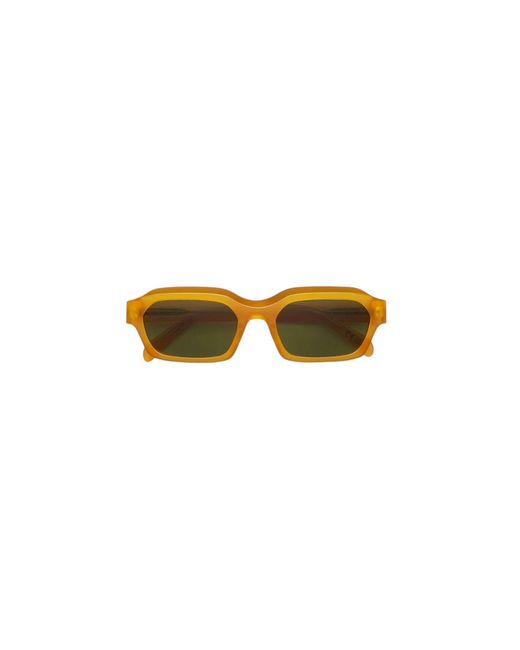 Retrosuperfuture Yellow Vf0 Boletus Sereno Sunglasses Acetate Squared Normal