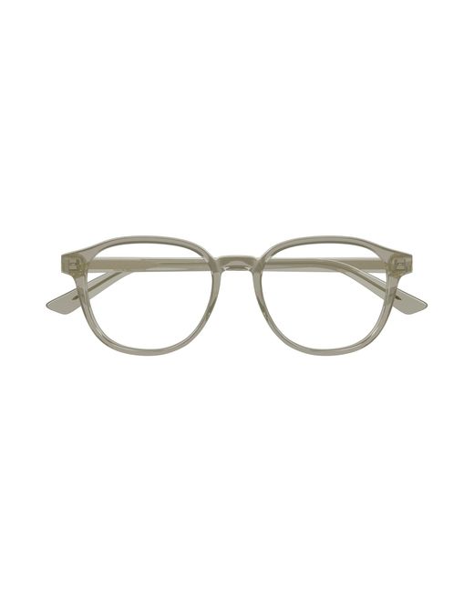 Bottega Veneta Black Bv1312O 012 Optical Frames Acetate Transparent Round for men