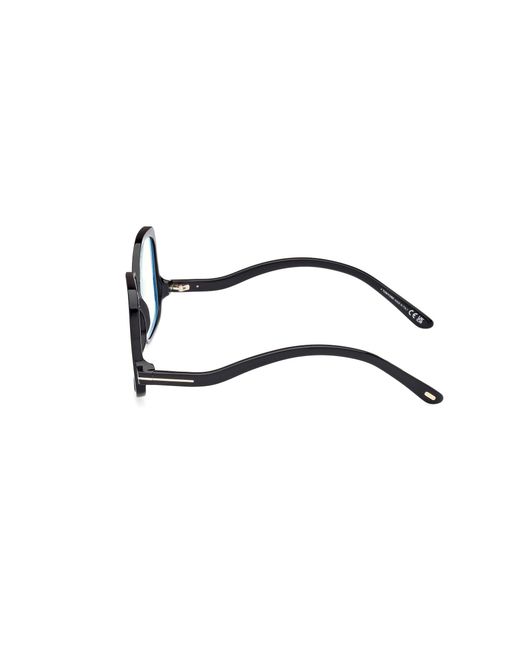 Tom Ford Black Ft5968-B 001 Optical Frames Acetate Squared Normal