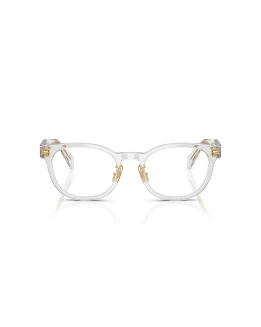 Prada Black Pr B06Vd 12R1O1 Optical Frames Acetate Pantos Normal