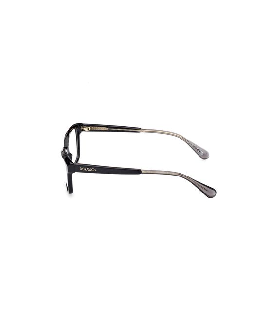 MAX&Co. Black Mo5127 001 Optical Frames Acetate Round Normal