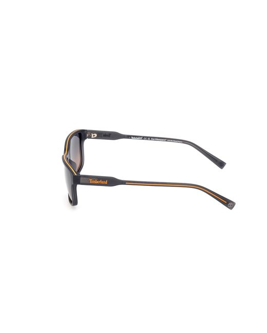 Timberland Black Tb00051 20H Sunglasses Injected Squared Polarized for men
