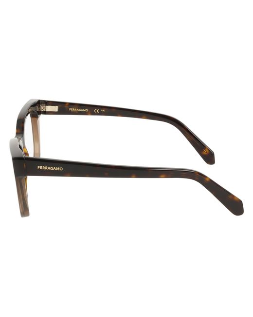 Ferragamo Black Sf3052 244 Optical Frames Acetate Squared Normal