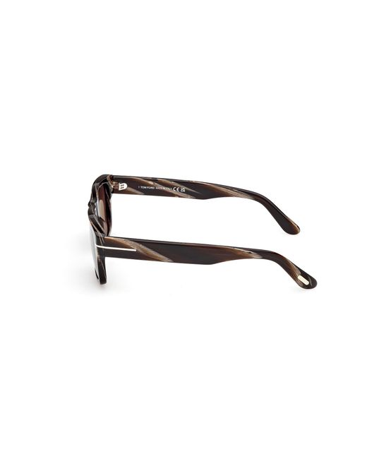 Tom Ford Black Ft1303 Smith-02 64E Sunglasses Acetate Squared Normal for men