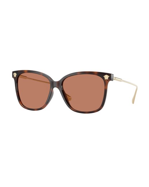 Versace Black Ve4507U 108/73 Sunglasses Injected Squared Normal