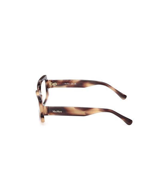 Max Mara Black Mm5189 047 Optical Frames Acetate Squared Normal