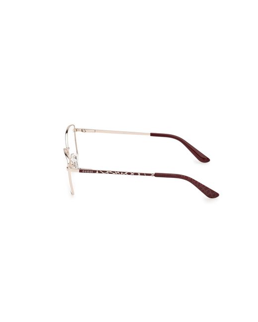 Guess Black Gu50170 033 Optical Frames Metal Squared Normal
