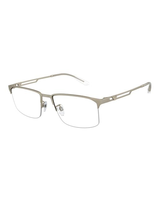 Emporio Armani Black Ea1143 3002 Optical Frames Metal Pillow for men