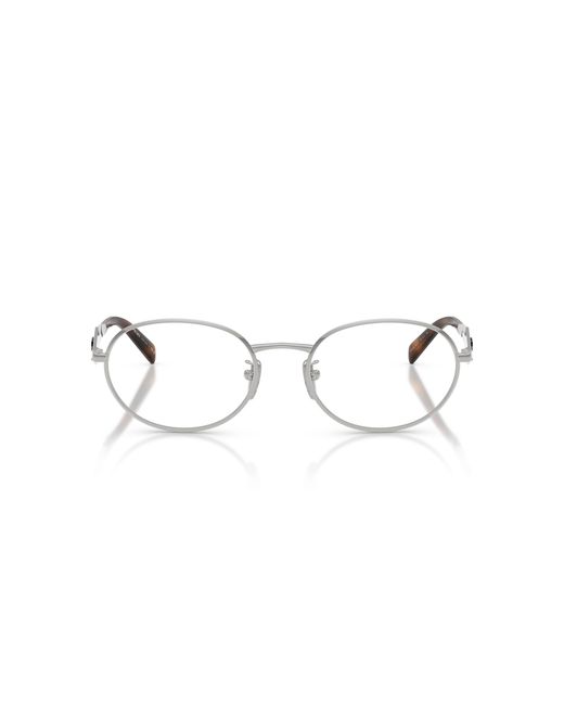 Prada Black Pr D53Vd 1Bc1O1 Optical Frames Metal Transparent Round Normal