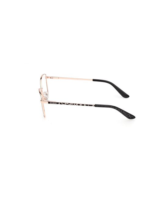 Guess Black Gu50170 002 Optical Frames Metal Squared Normal