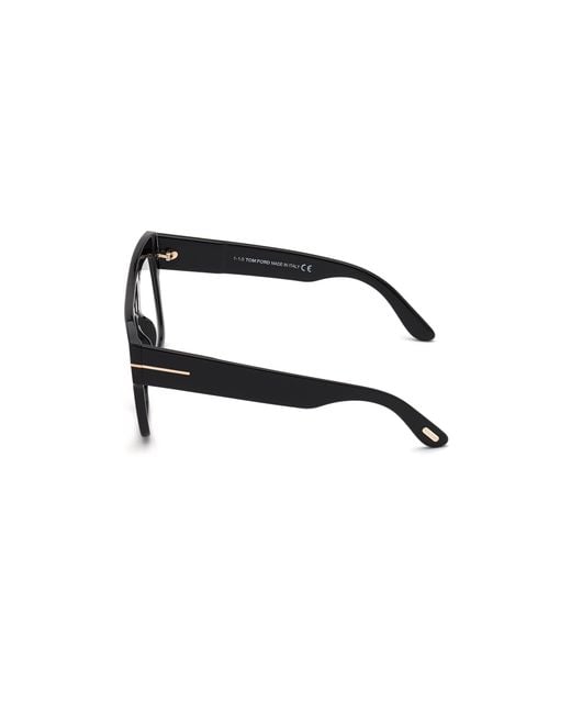 Tom Ford Black Ft0847 Renee 001 Sunglasses Acetate Clear Squared Normal