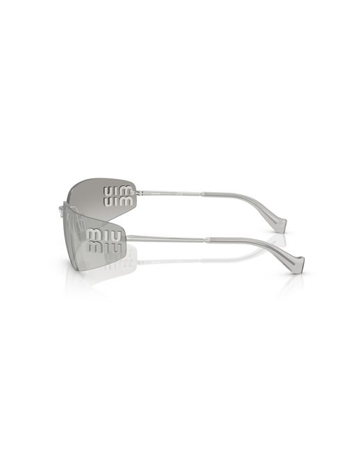 Miu Miu Black Mu A51S 1Bc10Y Sunglasses Metal Squared Normal Nuanced