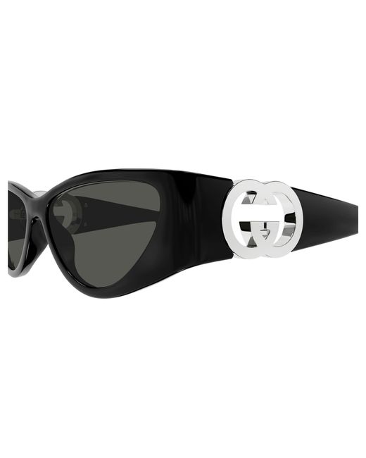 Gucci Black Gg1824S 003 Sunglasses Injected Cat Eye