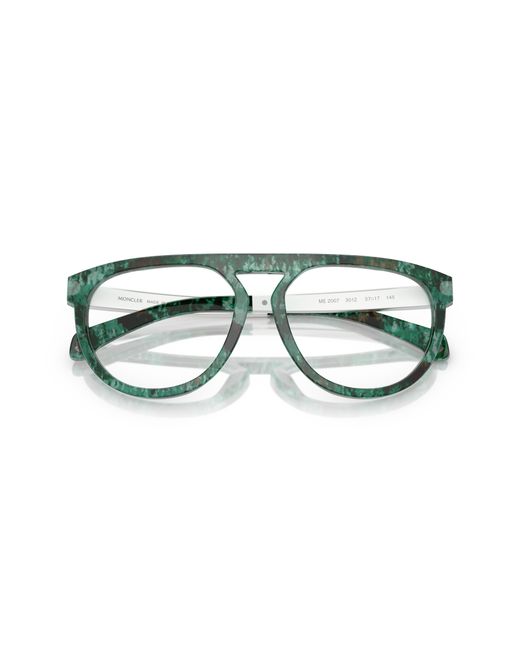 Moncler Black Me2007 3012 Optical Frames Acetate Transparent Pilot Normal