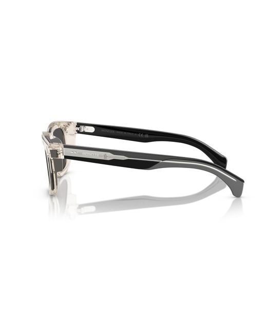 Moncler Black Me6004 Claro 300387 Sunglasses Acetate Squared Normal