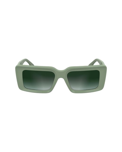 Karl Lagerfeld Green Kl6180S 316 Sunglasses Acetate Squared Normal