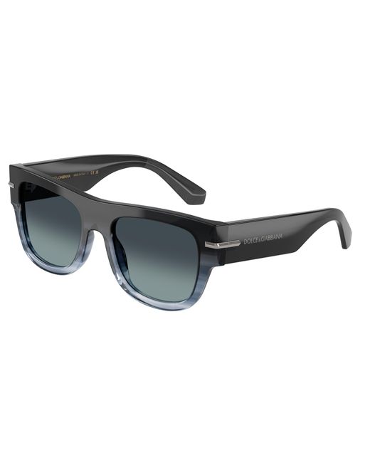 Dolce & Gabbana Black Dg4484 348519 Sunglasses Acetate Squared Normal Nuanced for men
