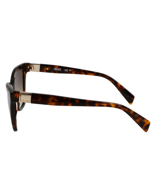 Liu Jo Black Lj804S 240 Sunglasses Acetate Squared Normal