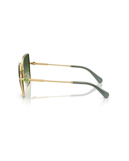 Swarovski Green Sk7037 40172A Sunglasses Metal Butterfly Normal Nuanced