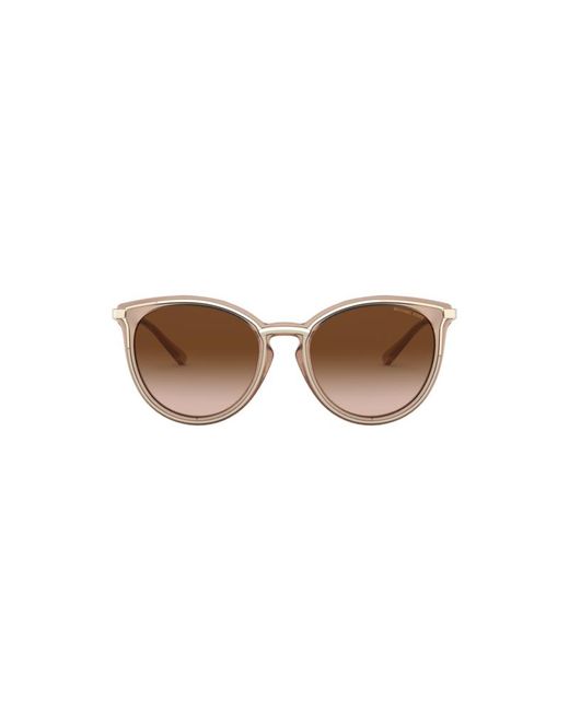 Michael Kors Metallic Mk1077 Brisbane 101413 Sunglasses Metal Round Normal Nuanced