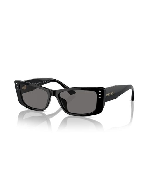 Jimmy Choo Black Jc5002Bu 500081 Sunglasses Acetate Pillow Polarized