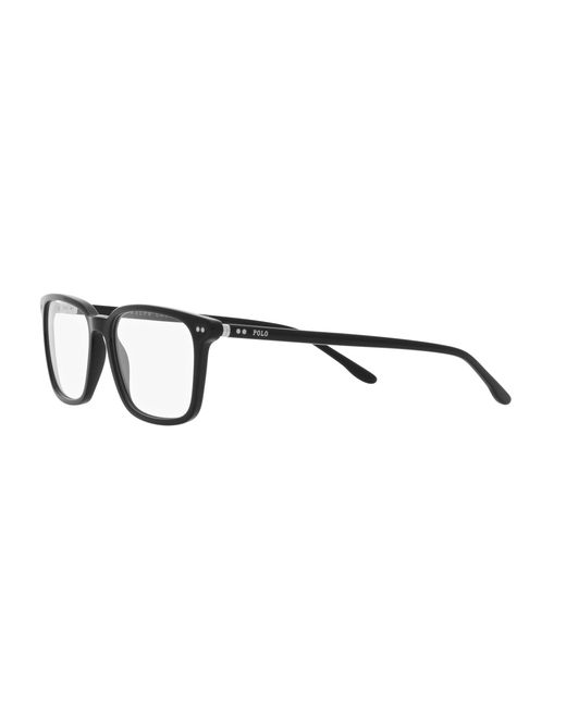 Polo Ralph Lauren Black Ph2259 5003 Optical Frames Acetate Transparent Squared Normal for men