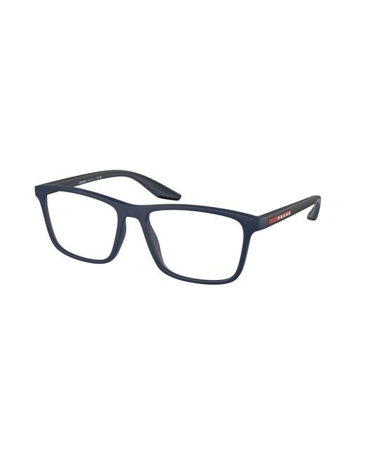 Prada Linea Rossa Black Ps 01Qv Tfy1O1 Optical Frames Nylon Pillow Normal for men