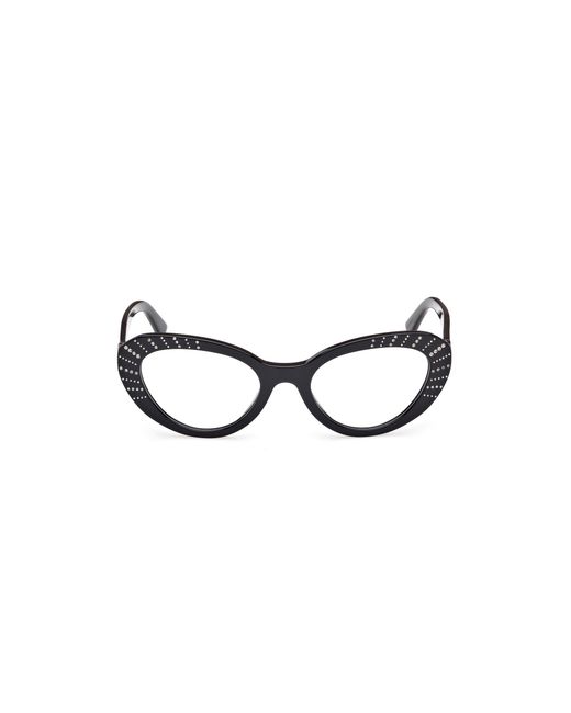Guess Black Gm50035 001 Optical Frames Acetate Round Normal
