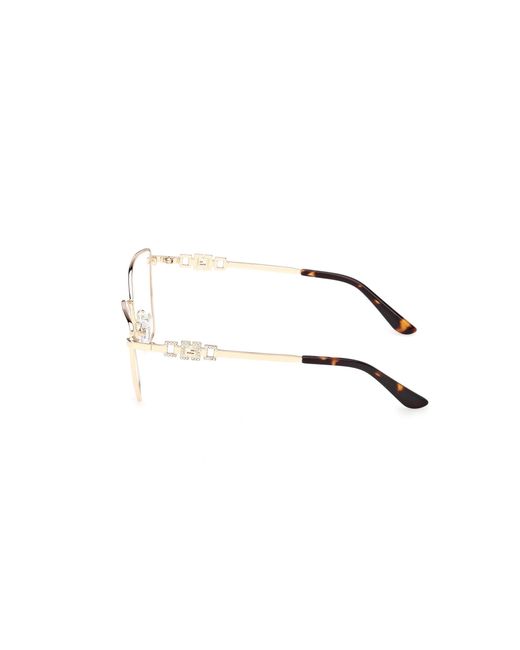Guess Black Gu50316 032 Optical Frames Metal Cat Eye Normal