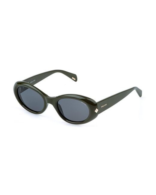 Police Black Splr93 Kaleidos 1 06S9 Sunglasses Acetate Smoke Geometric Normal