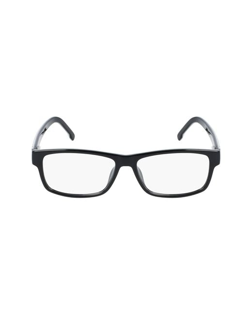 Lacoste Black L2707 001 Optical Frames Bio-Inject Squared Photochromatic Photochromatic for men