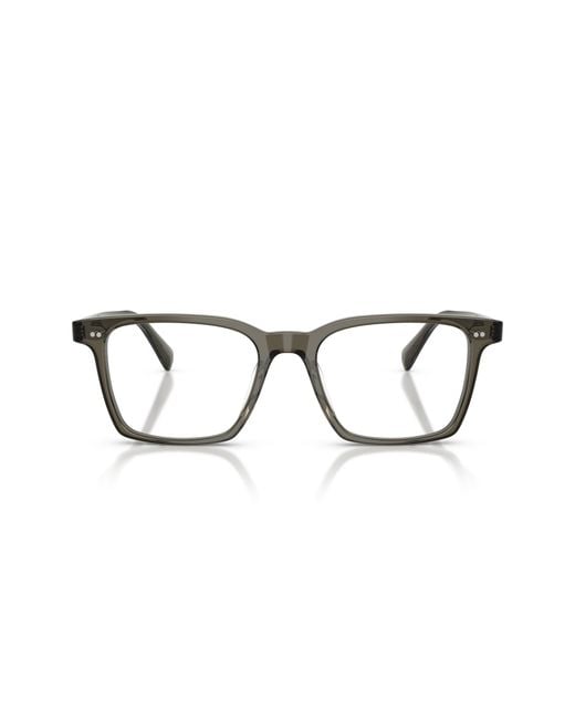 Oliver Peoples Black Ov5622U Maslow 1821 Optical Frames Acetate Transparent Pillow Normal for men
