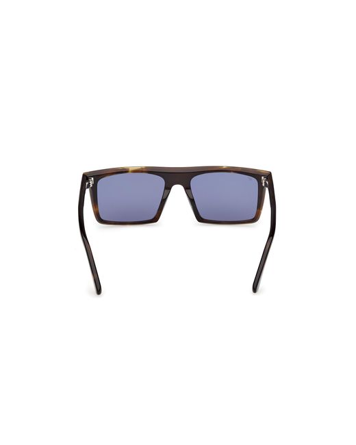 Web Black We0397 52V Sunglasses Acetate Squared Normal for men