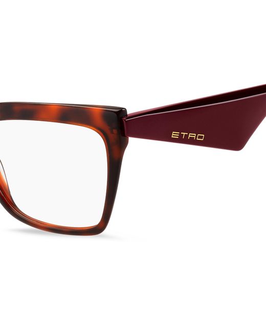 Etro Black 0006 086 Optical Frames Acetate Squared
