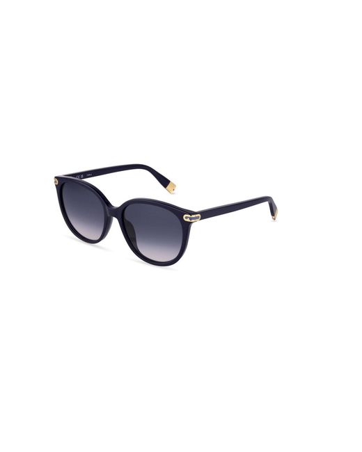 Furla Blue Sfub12 0700 Sunglasses Acetate Pantos Normal Nuanced