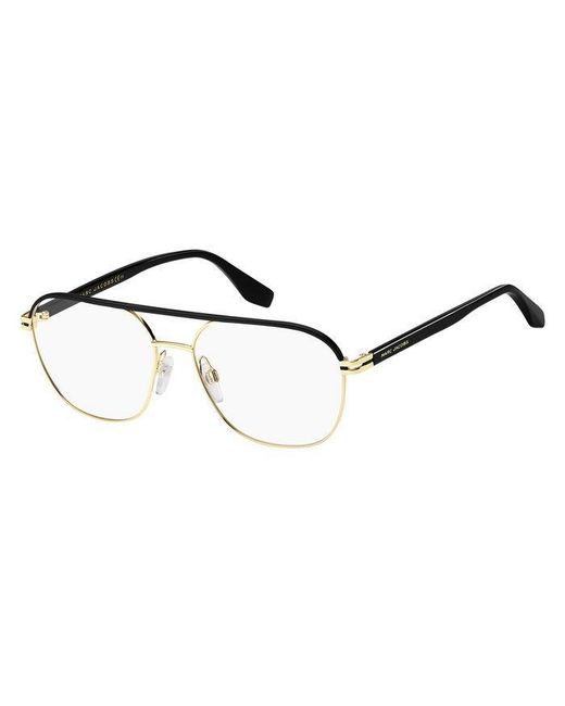 Marc Jacobs Black Marc 571 Rhl Optical Frames Steel Round for men