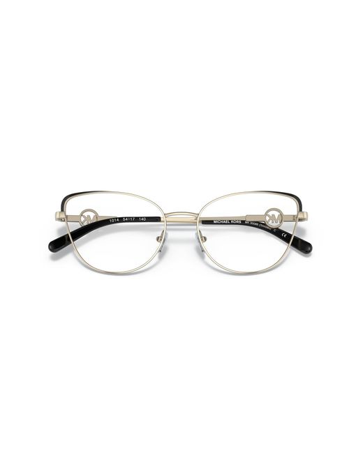 Michael Kors Black Mk3058B Trinidad 1014 Optical Frames Metal Transparent Cat Eye Normal