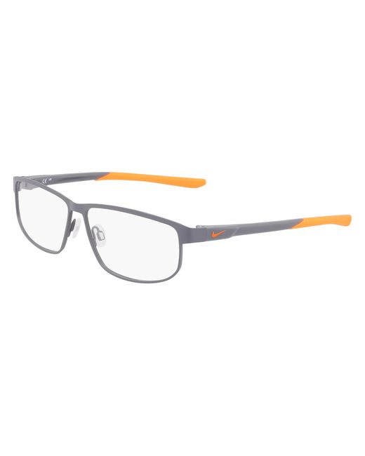 Nike Black 8157 039 Optical Frames Metal Squared Normal for men