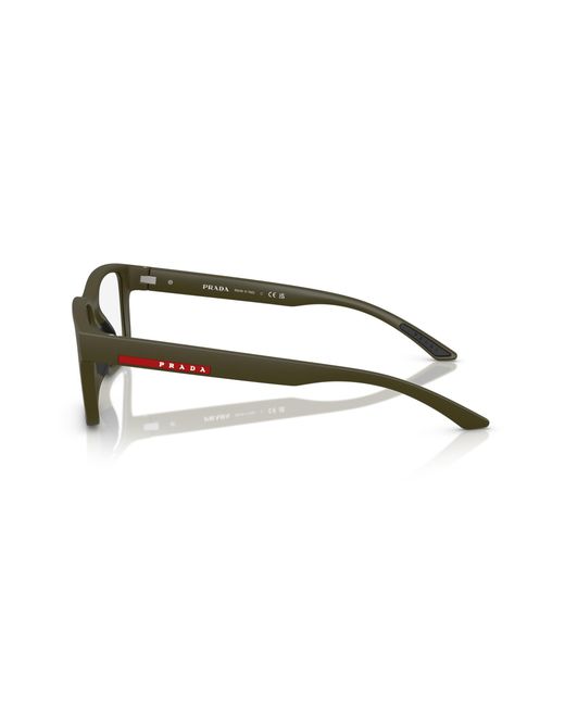 Prada Linea Rossa Black Ps 01Rv 15X1O1 Optical Frames Injected Squared Normal for men