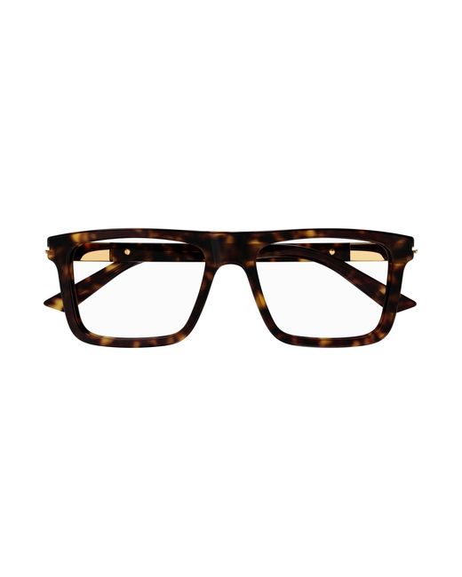 Gucci Black Gg1504O 006 Optical Frames Acetate Transparent Squared for men