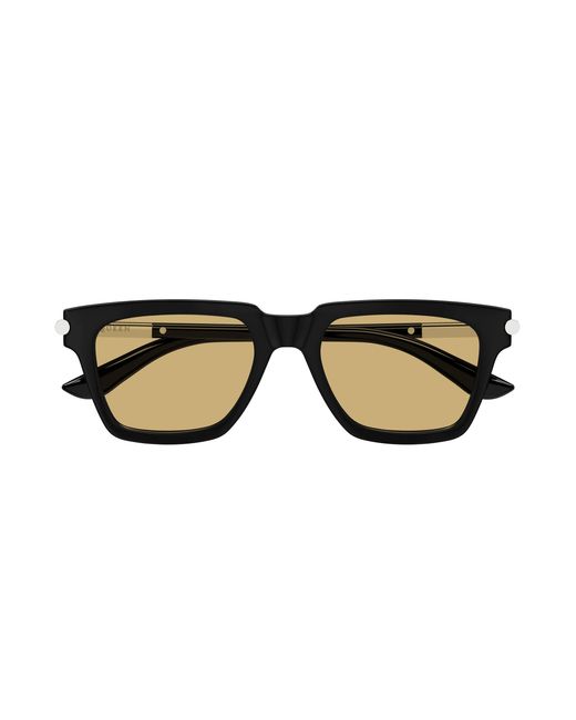 McQueen Black Am0519S 003 Sunglasses Acetate Squared for men