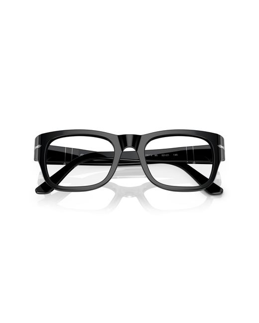 Persol Black Po3297V 95 Optical Frames Acetate Transparent Squared Normal