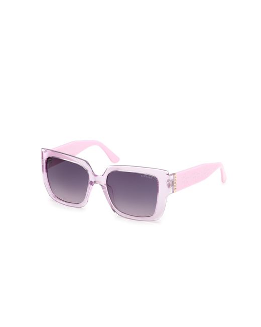 Guess Purple Gu00200 78Z Sunglasses Injected Squared Normal