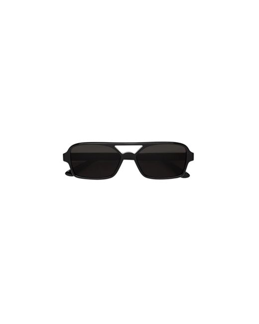 Retrosuperfuture Black Xta Vico Sunglasses Acetate Squared Normal