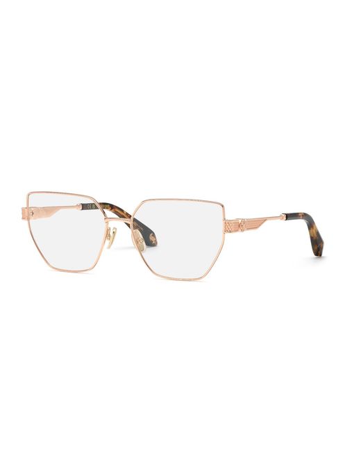 Roberto Cavalli Black Vrc165M 08Fc Optical Frames Metal Geometric