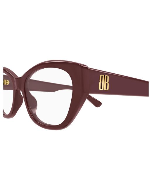 Balenciaga Black Bb0481O 003 Optical Frames Acetate Transparent Cat Eye