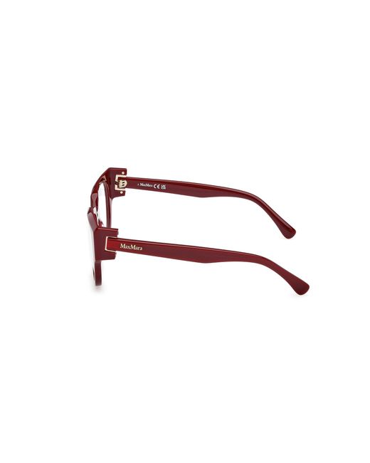 Max Mara Black Mm5183 069 Optical Frames Acetate Round Normal