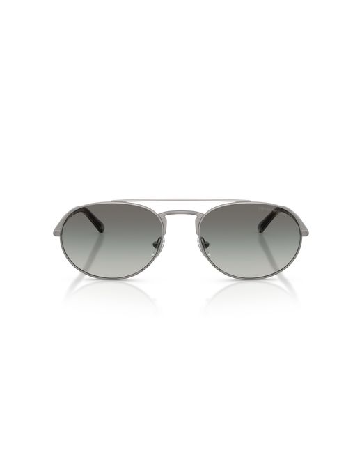 Emporio Armani Black Ea2171 300311 Sunglasses Metal Pilot Normal Shaded for men